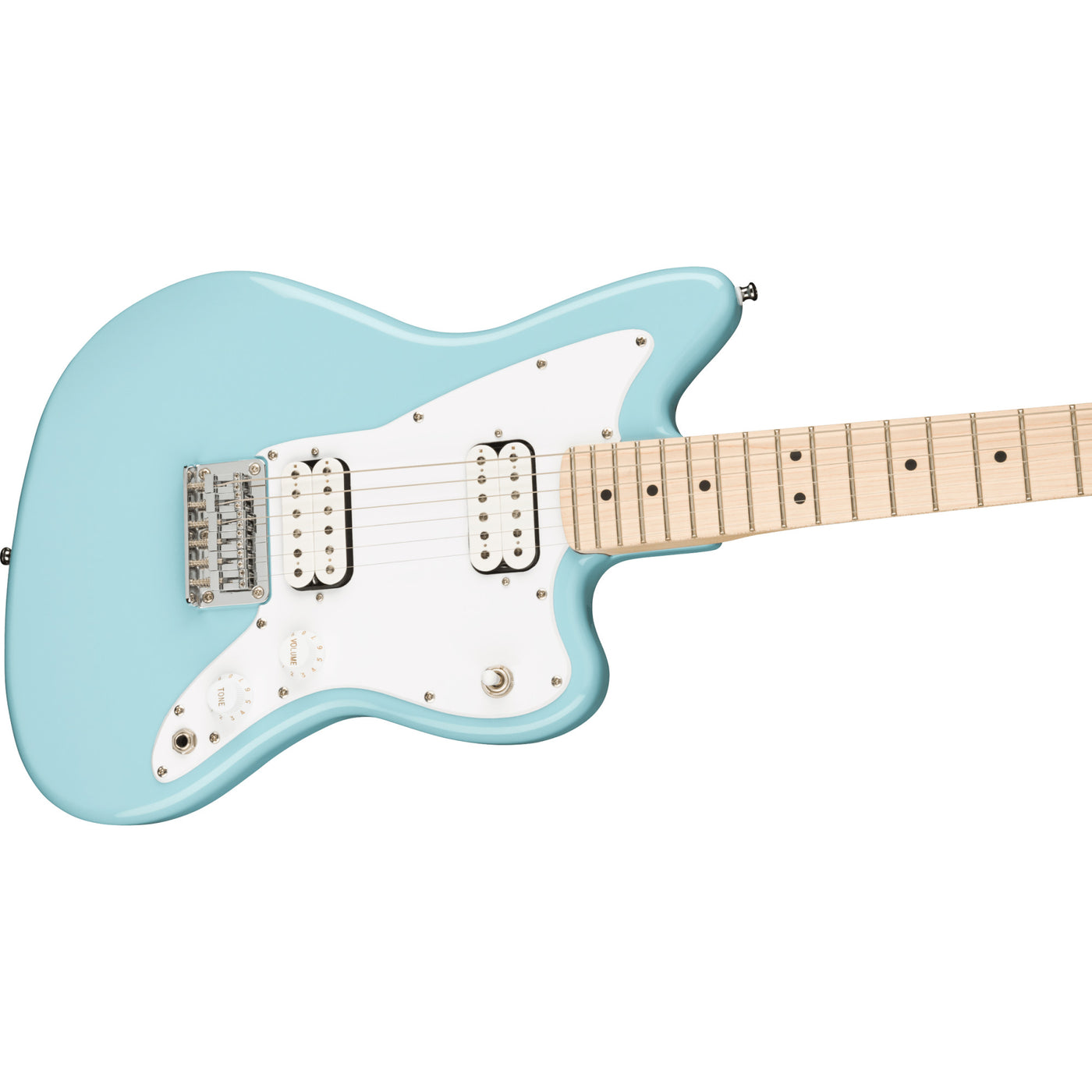 Fender Mini Jazz Master HH Electric Guitar, Daphne Blue (0370125504)