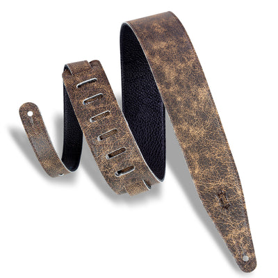 Levy's 2.5" Distressed Leather Strap in Brown
