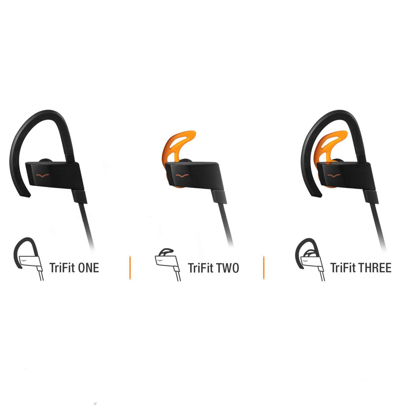 V-Moda BassFit Wireless In-Ear Headphones - Black