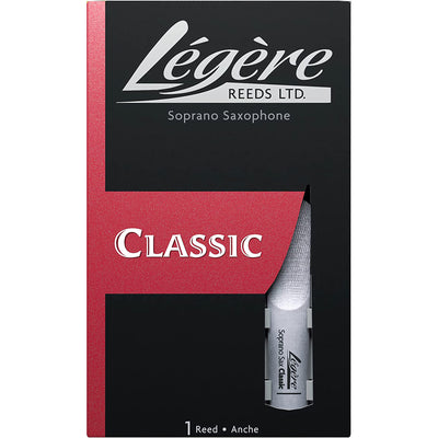 Legere Reeds Classic Cut Synthetic Soprano Saxophone Reed, #3.5 (L311400)