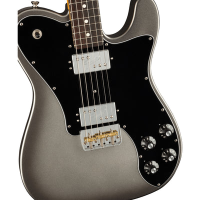Fender American Professional ll Telecaster Deluxe Electric Guitar, Mercury (0113960755)