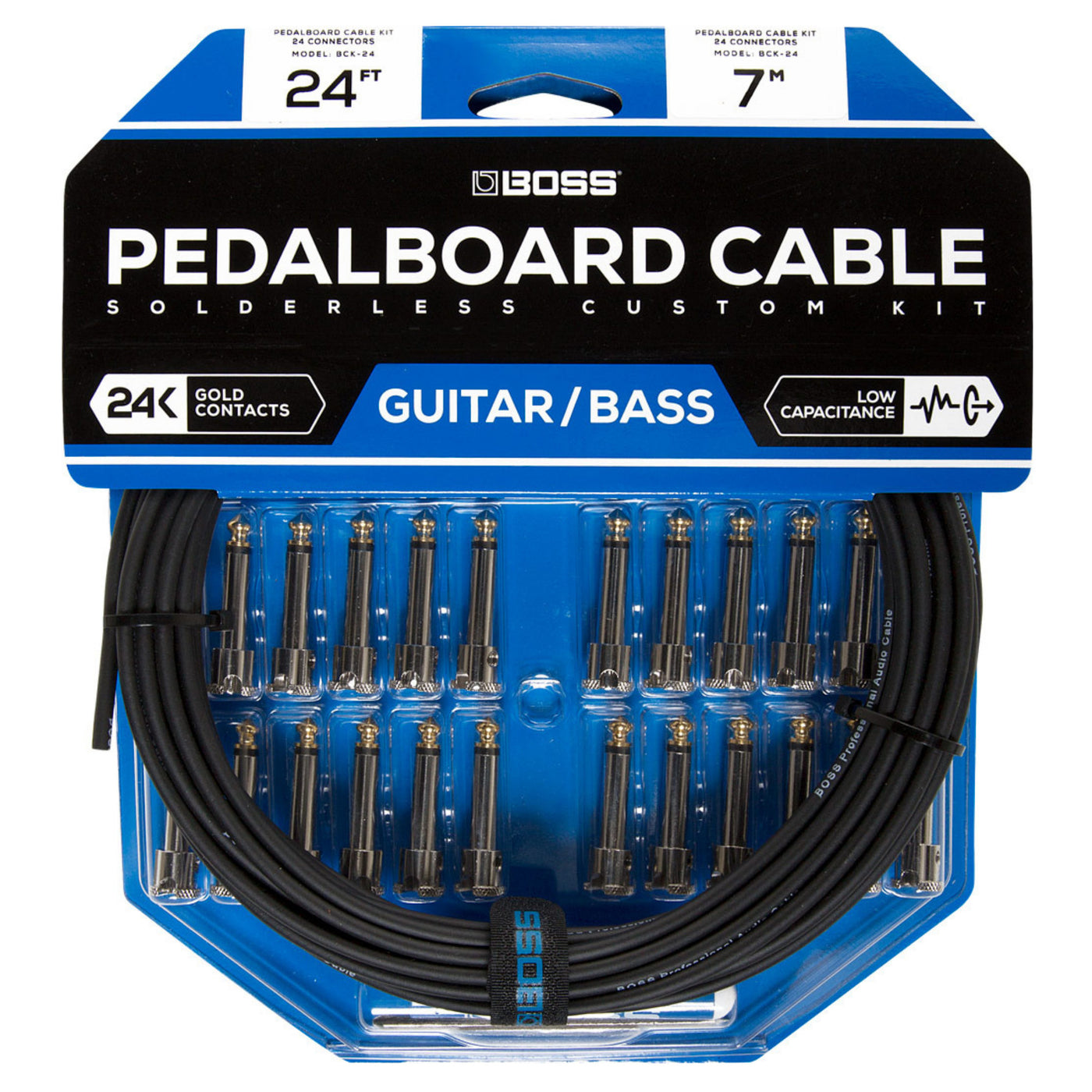 Boss BCK-24 Pedal Board Cable Kit - 24', 24 Connectors