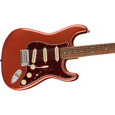 Fender Player Plus Stratocaster Electric Guitar, Aged Candy Apple Red (0147312370)