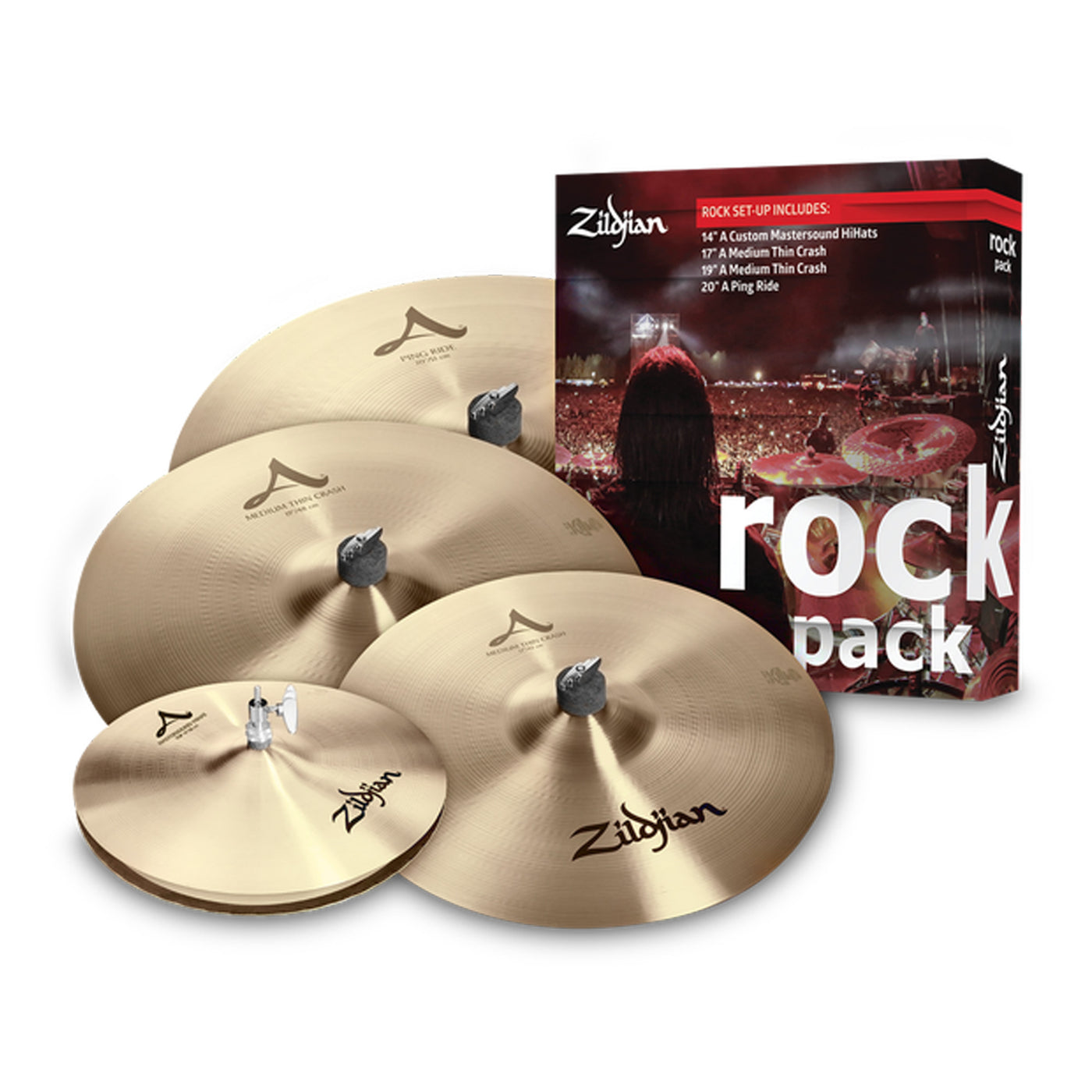 Zildjian A Zildjian Rock Cymbal Pack