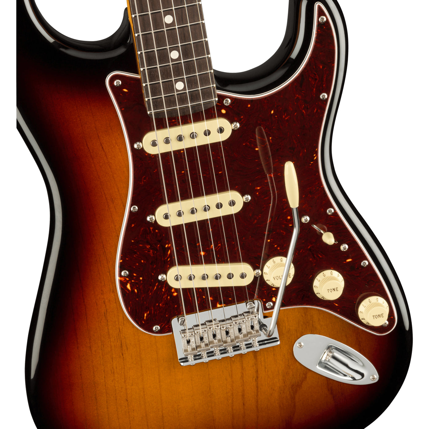 Fender American Professional ll Stratocaster Electric Guitar, 3-Color Sunburst (0113900700)