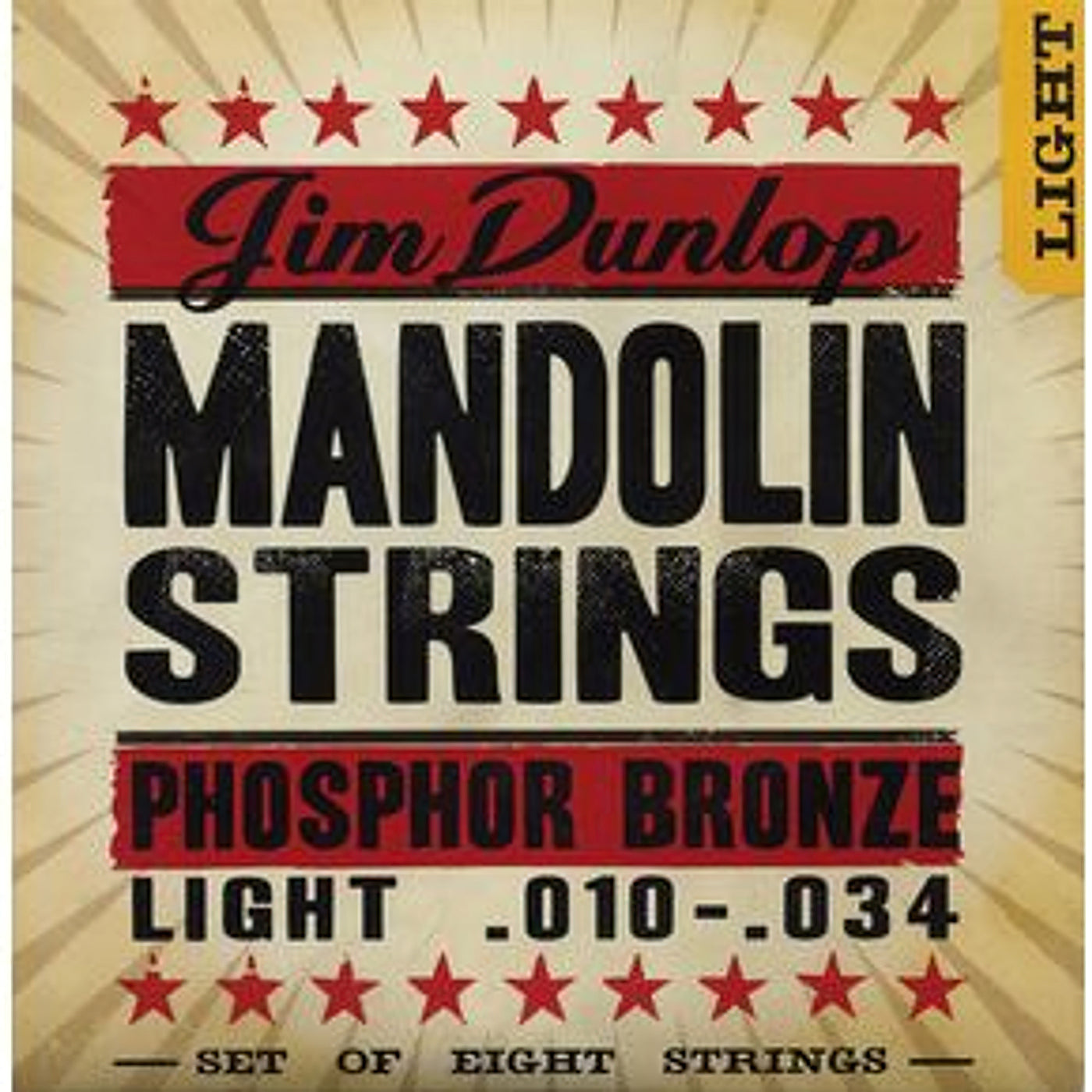 Dunlop Phosphor Bronze Mandolin Strings, Medium, 11-40 (DMP1140)