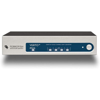 Ferrofish Verto32  Multi-Channel Analog ADAT-Dante Converter Pro Audio Interface, 32x32