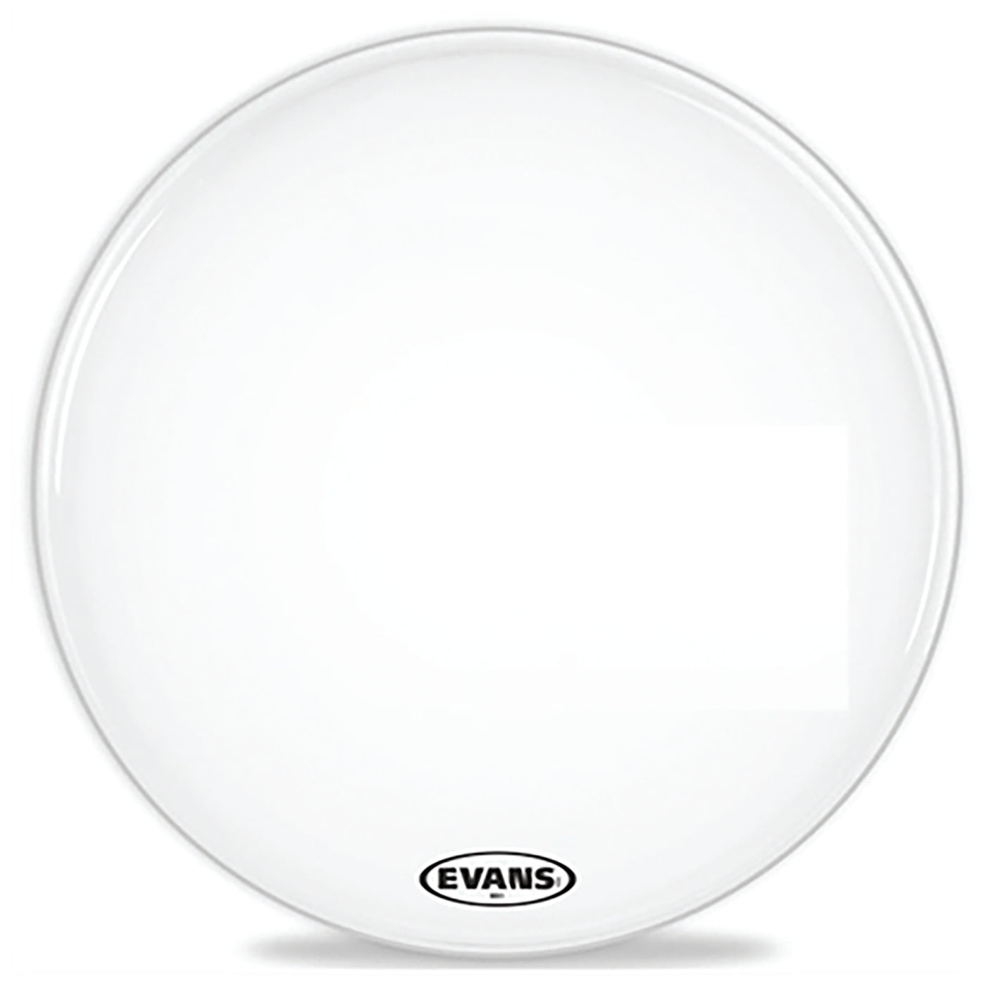 Evans MX1 White Marching Bass Drum Head, 16 Inch