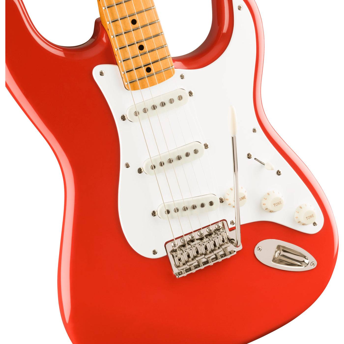 Fender Classic Vibe '50s Stratocaster Electric Guitar, Fiesta Red (0374005540)