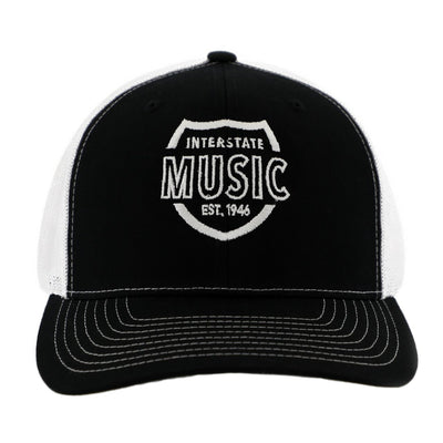 Interstate Music Richardson Style 112 Snapback Hat, Black/Gold