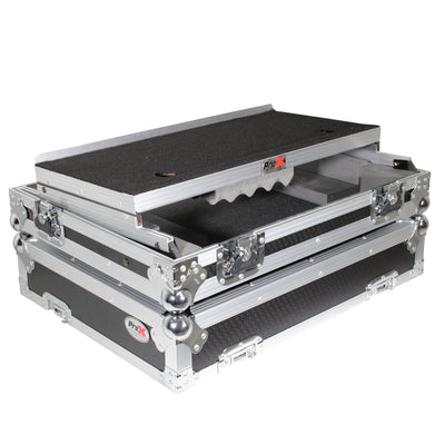 ProX XS-UXLTMK2 Universal Flight Case, For Medium-Large Size DJ Controllers, With Sliding Laptop Shelf, Pro Audio Equipment Storage, 20" x 13"