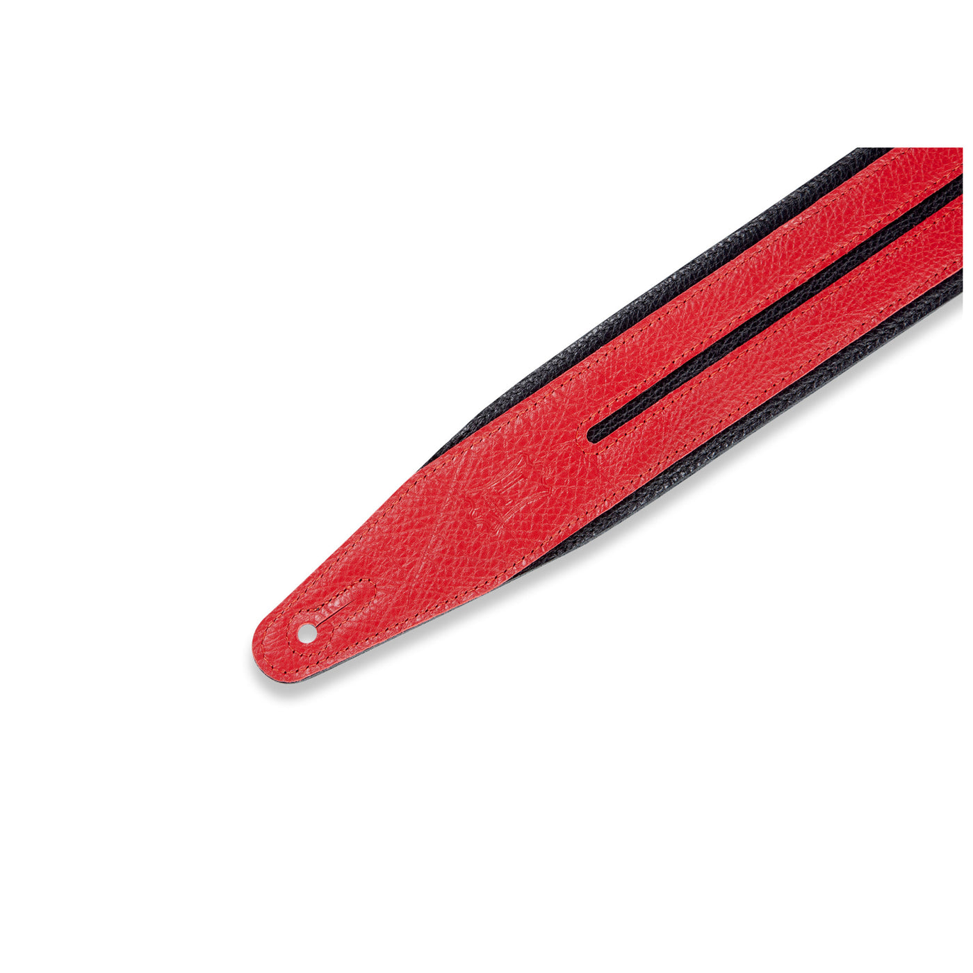 Levy's 2.5" Double Racing Stripe Strap in Red and Black