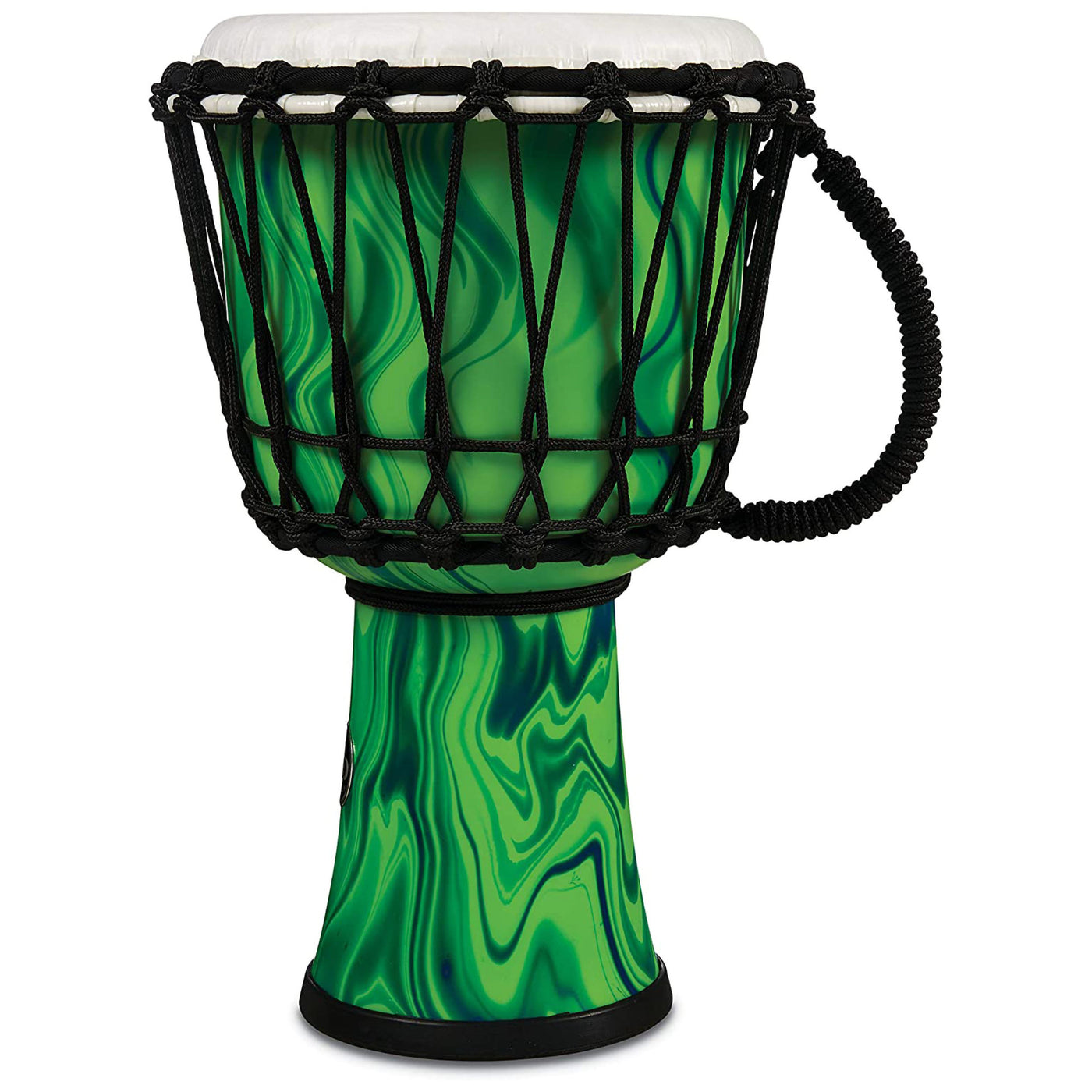 LP World Collection Rope Circle Djembe, 7", Green Marble
