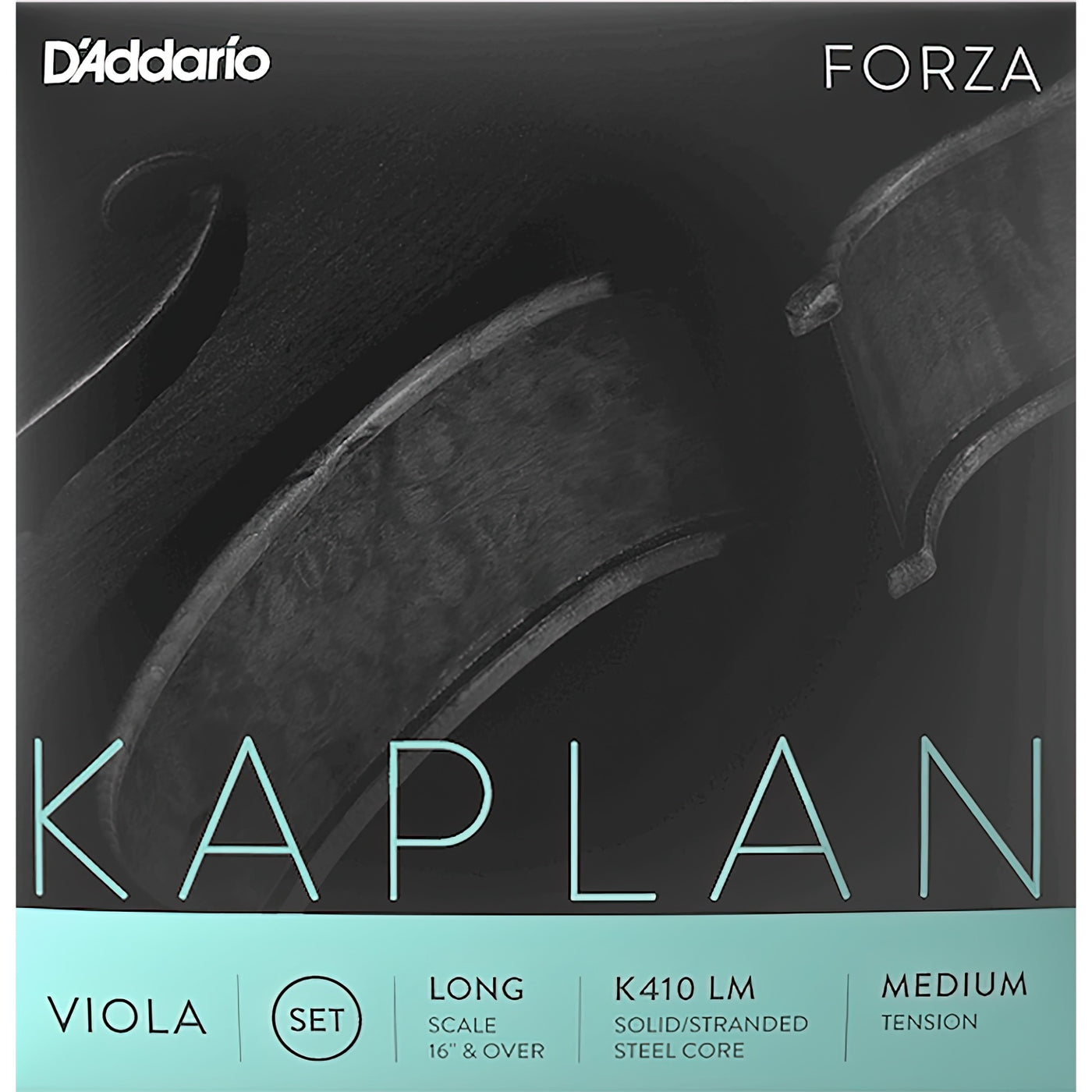 D'Addario K410 Kaplan Forza Viola String Set, Long Size (K410 LM)