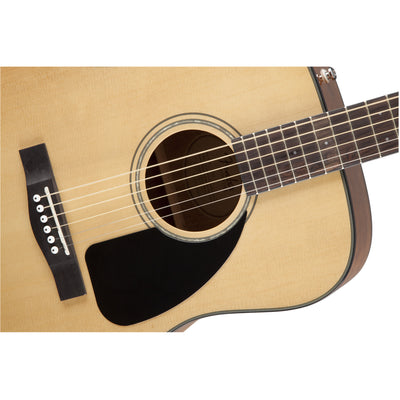 Fender CD-60 Dreadnought V3 Acoustic Guitar with Case, Natural (0970110221)