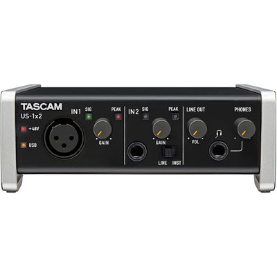 Tascam US-1x2HR 1 Mic 2IN/2OUT High Resolution Versatile USB Audio Interface