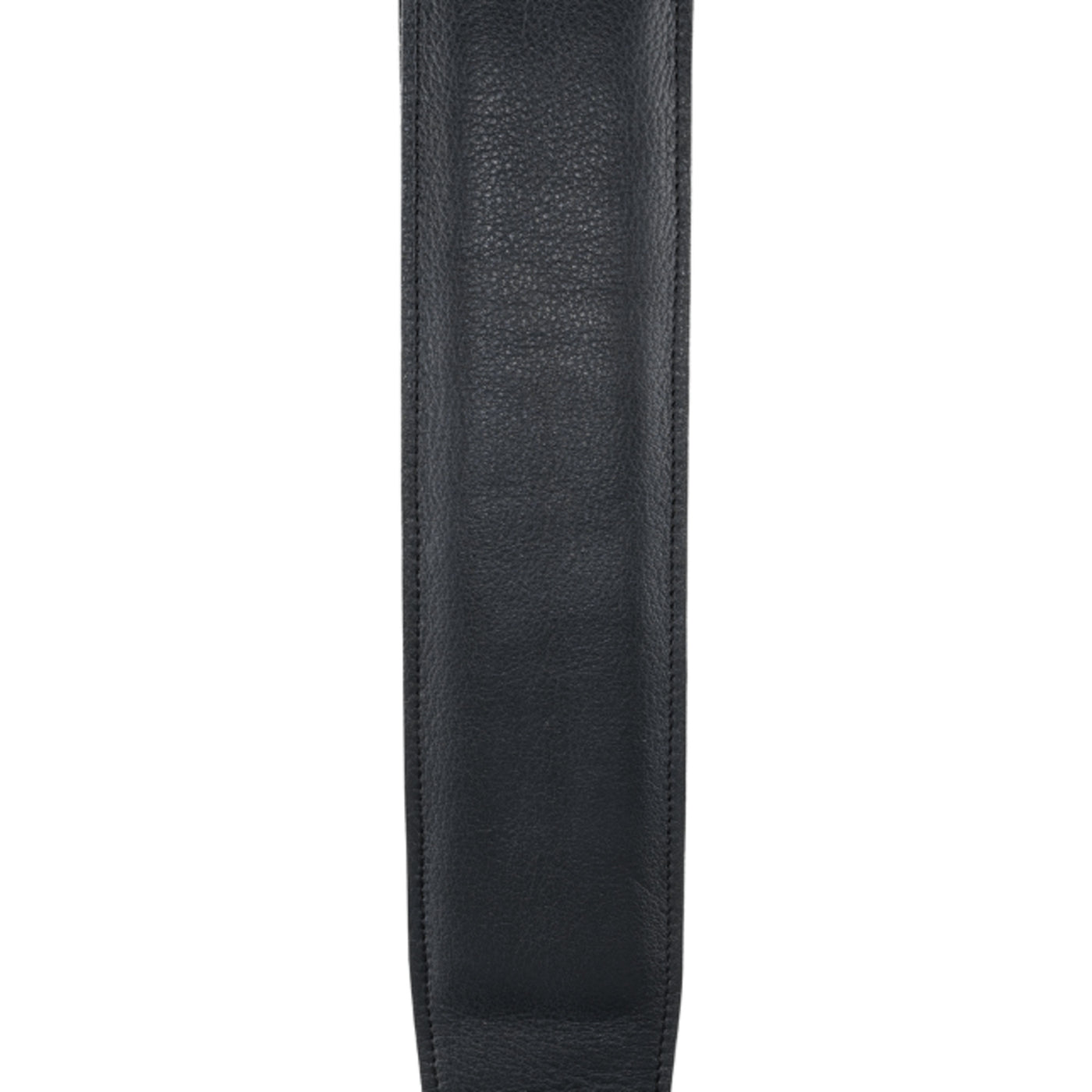 D'Addario Padded Garment Leather Guitar Strap, Black (25PLC01)