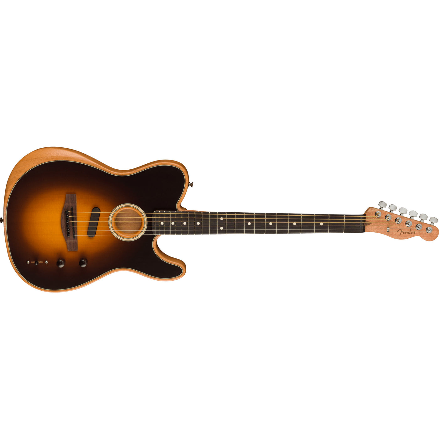 Fender Acoustasonic Player Telecaster Electric Guitar, Shadow Burst (0972213260)