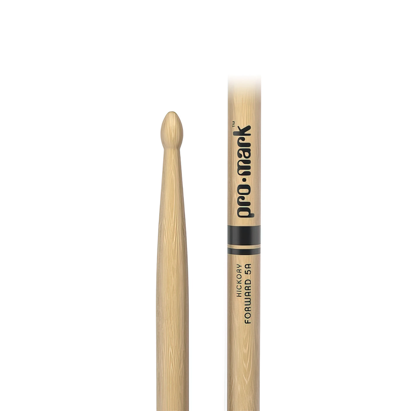 ProMark Classic Forward 5A Hickory Drumstick, Oval Wood Tip (TX5AW)