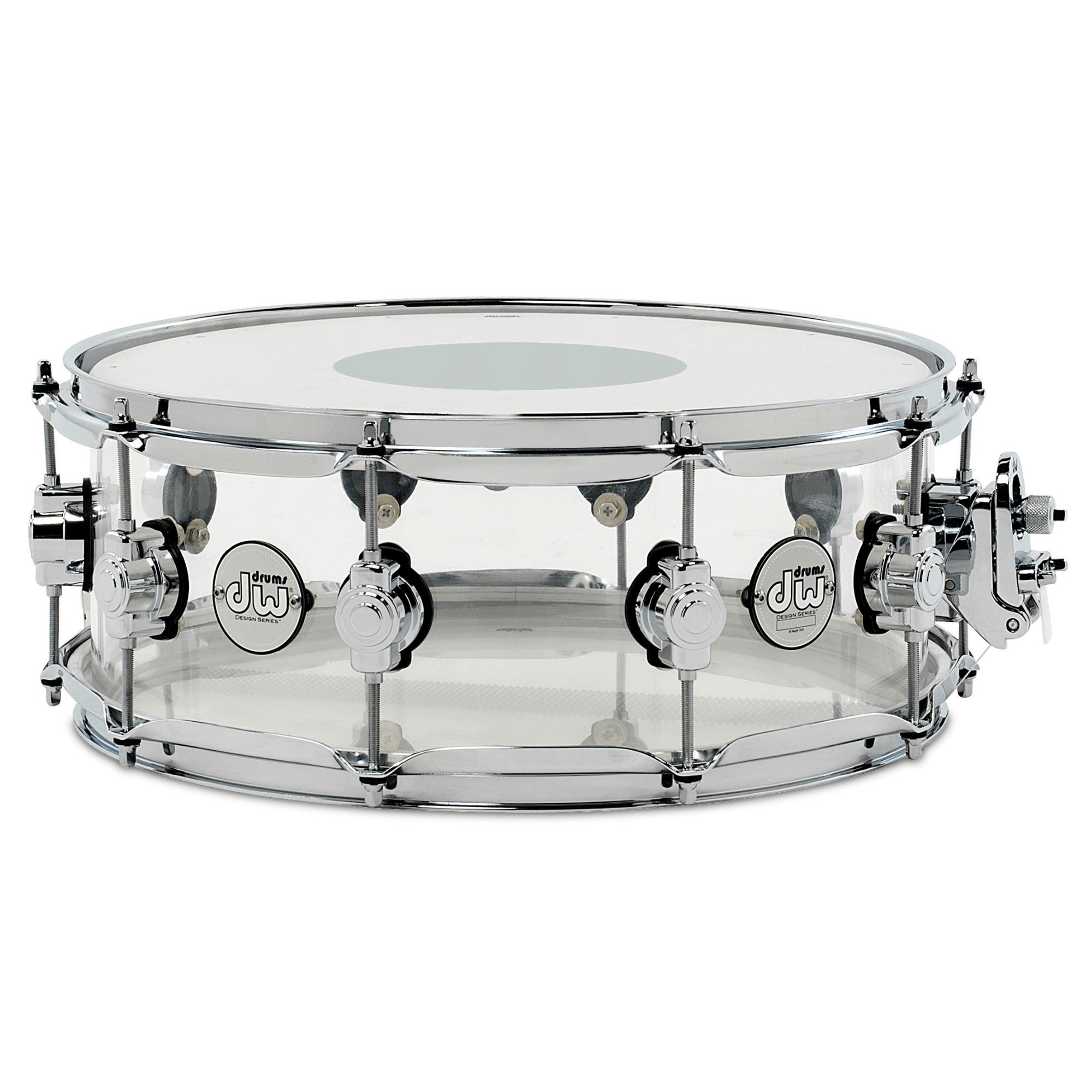 DW Design Series 5.5x14" Snare Drum - Clear Acrylic – Interstate Music