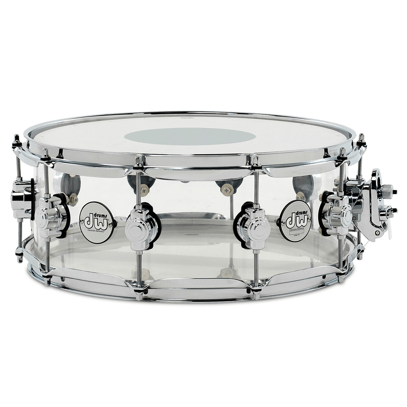 DW Design Series 5.5x14" Snare Drum - Clear Acrylic