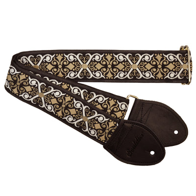 Souldier GS0843BK04BK - Handmade Seatbelt Guitar Strap for Bass, Electric or Acoustic Guitar, 2 Inches Wide and Adjustable Length from 30" to 63"  Made in the USA, Constantine, Black