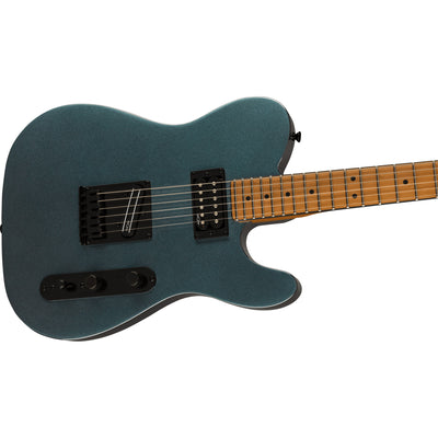 Fender Contemporary Telecaster Rail Humbucker Electric Guitar, Gunmetal Metallic (0371225568)