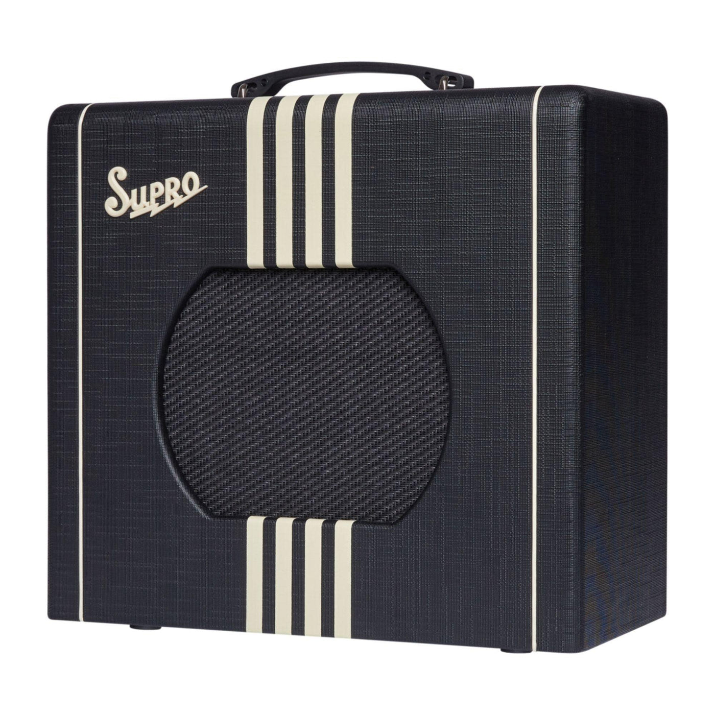 Supro 1820RBC Delta King 10 Tube Guitar Combo Amplifier - Black & Cream