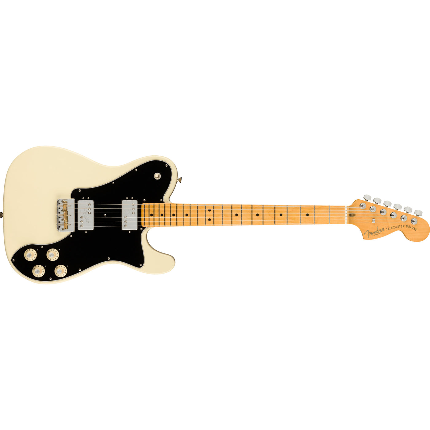 Fender American Professional II Telecaster Deluxe Electric Guitar, Olympic White (0113962705)