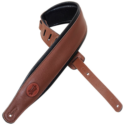 Levy's 3" Padded Leather Strap in Brown