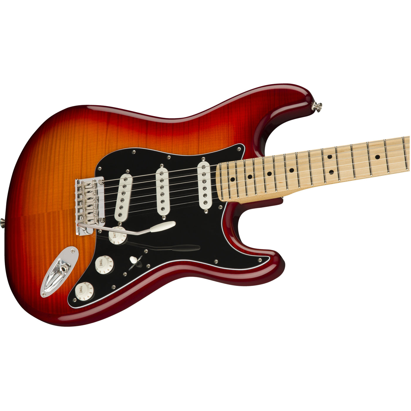 Fender Player Stratocaster Plus Top Electric Guitar, Aged Cherry Burst (0144552531)