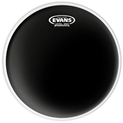 Evans Black Chrome Drum Head, 10 Inch