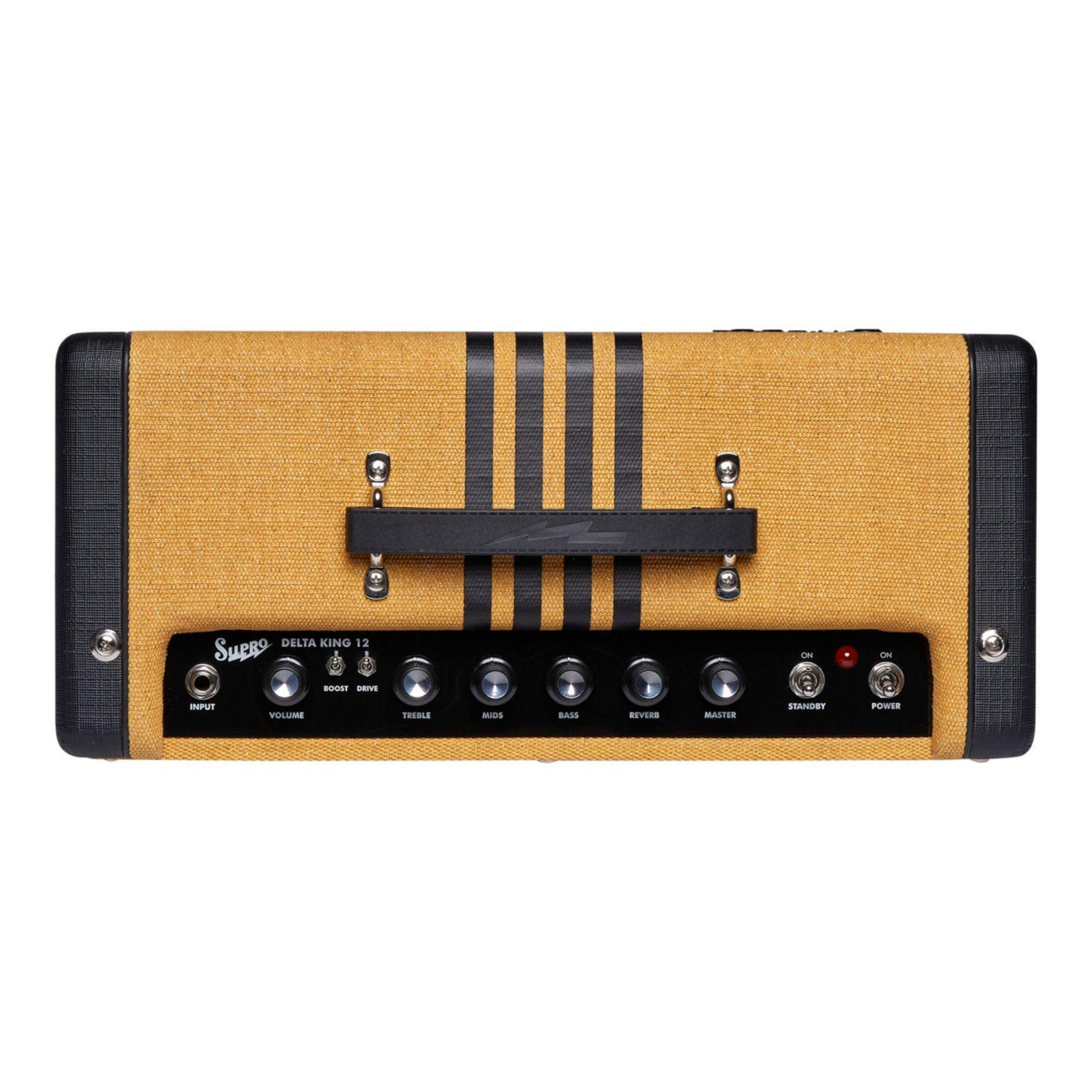 Supro 1822RTB Delta King 12 Tube Guitar Combo Amplifier - Tweed & Black