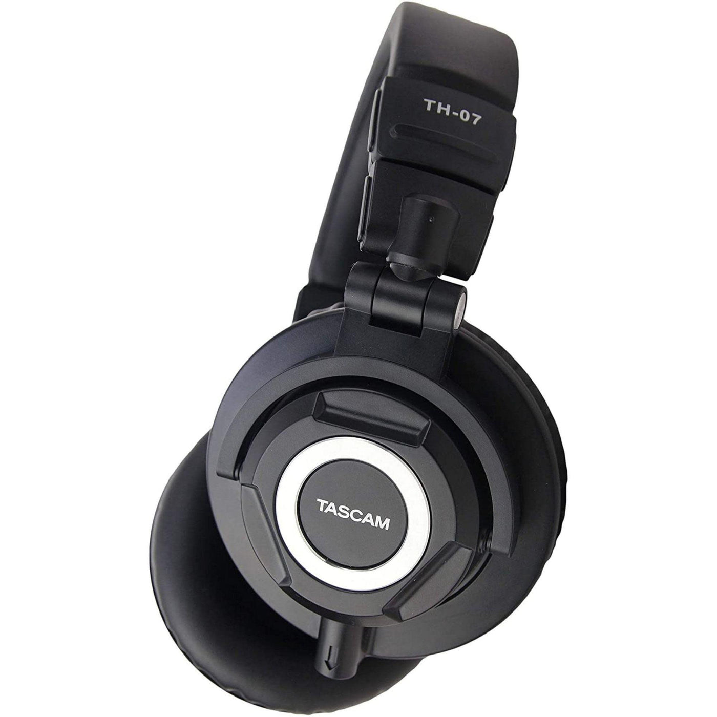 Tascam TH-07 High Definition Studio Monitor Headphones, Black