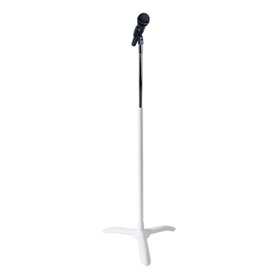 Manhasset Adjustable Height Universal Chorale Microphone Stand, Textured White (3016MWH)