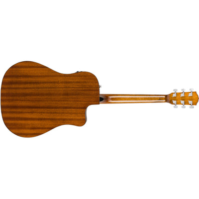Fender CD-60SCE Dreadnought Left-Handed Acoustic-Electric Guitar, Natural (0970118021)