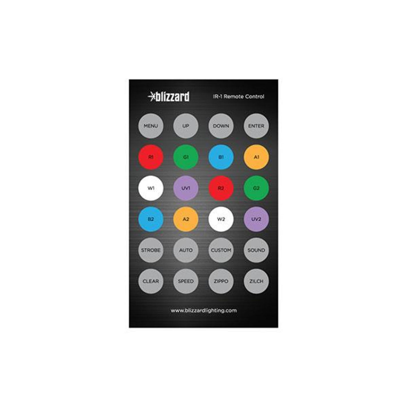 Blizzard 123943 IR-1 Infrared Remote Control IR for Motif, Skybox, and Blok Fixtures