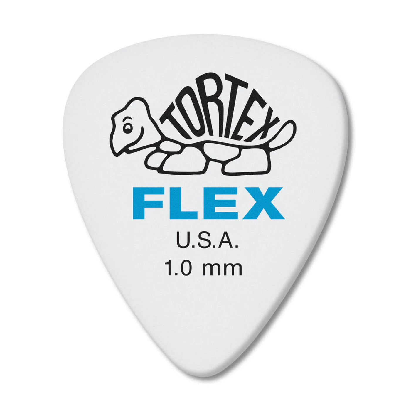 Dunlop 428P100 Tortex Flex Standard Pick 1.0mm- 12 Pack