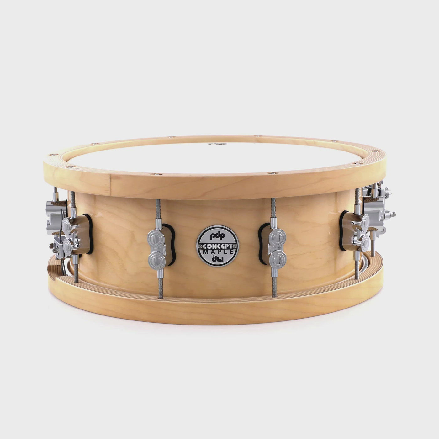 DW PDP Thick Wood Hoop Maple 5.5" X 14" Snare Drum