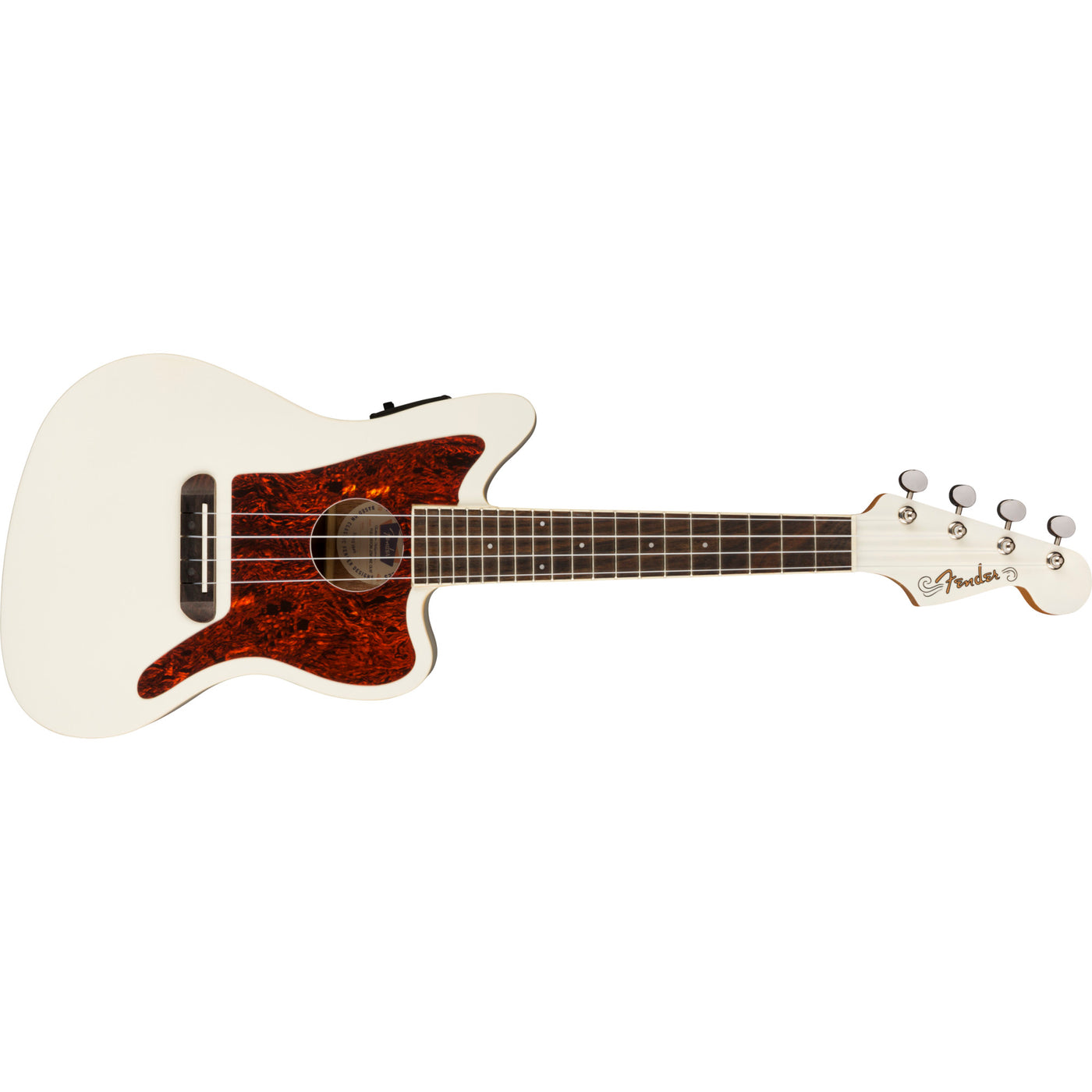 Fender Fullerton Jazzmaster Uke, Olympic White (0971653005)