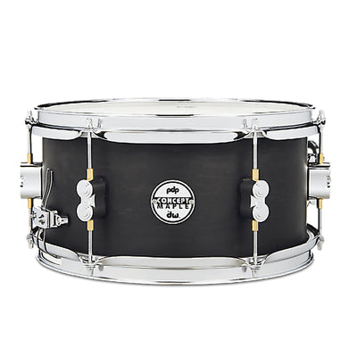 DW PDP Concept Snare 6" X 12" Black Wax Snare Drum