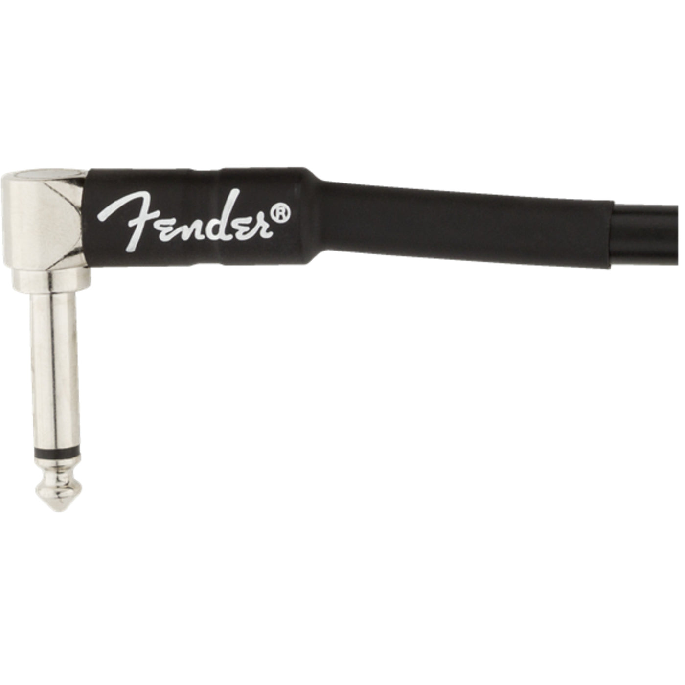 Fender Professional Series 15-Foot Straight to Angle Instrument Cable- Black (0990820059)