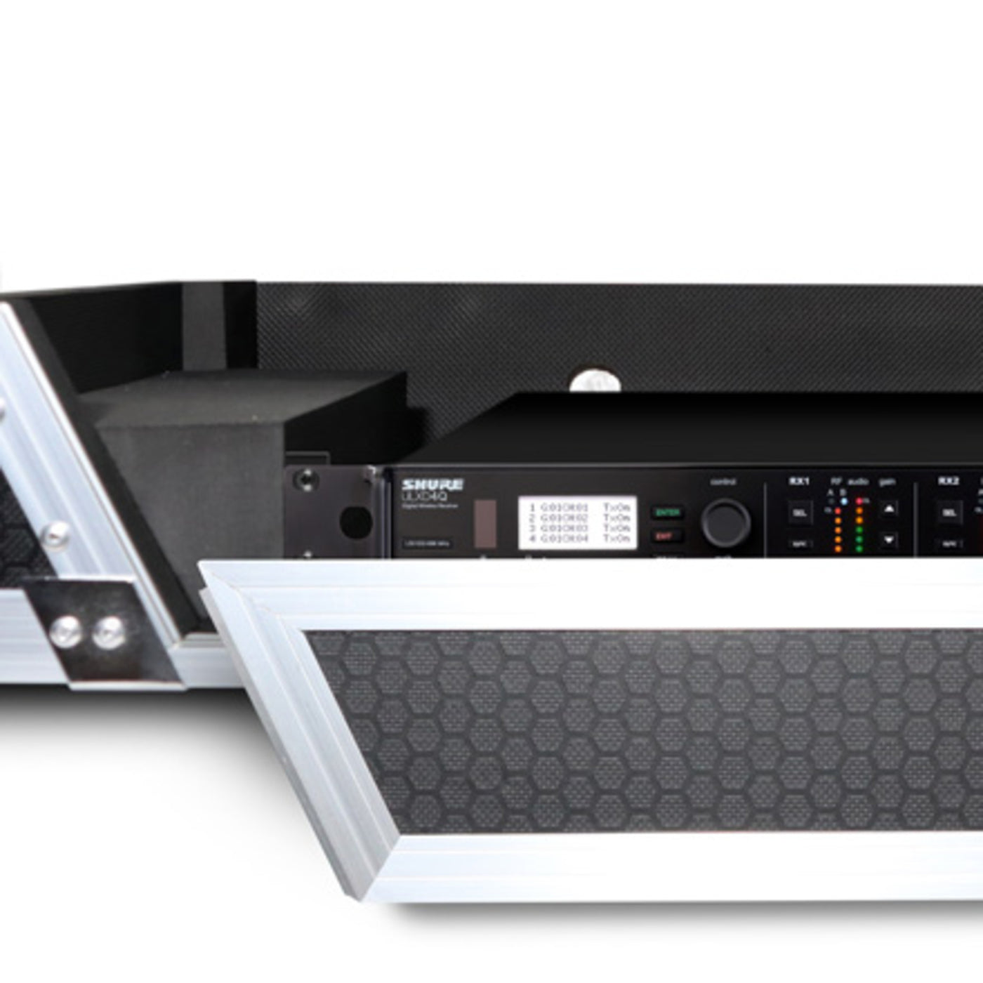 ProX XS-DDJ1000WBL ATA Flight Case, For Pioneer DDJ-1000 FLX6 SX3 DJ Controller, 1U Rack Space, With Wheels, Pro Audio Equipment Storage, Black