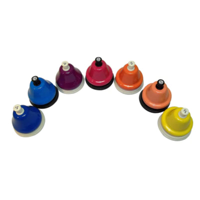 Rhythm Band Colored 20-Note Desk Bell Set, Chromatic Range Low A to High E (RB119EX)