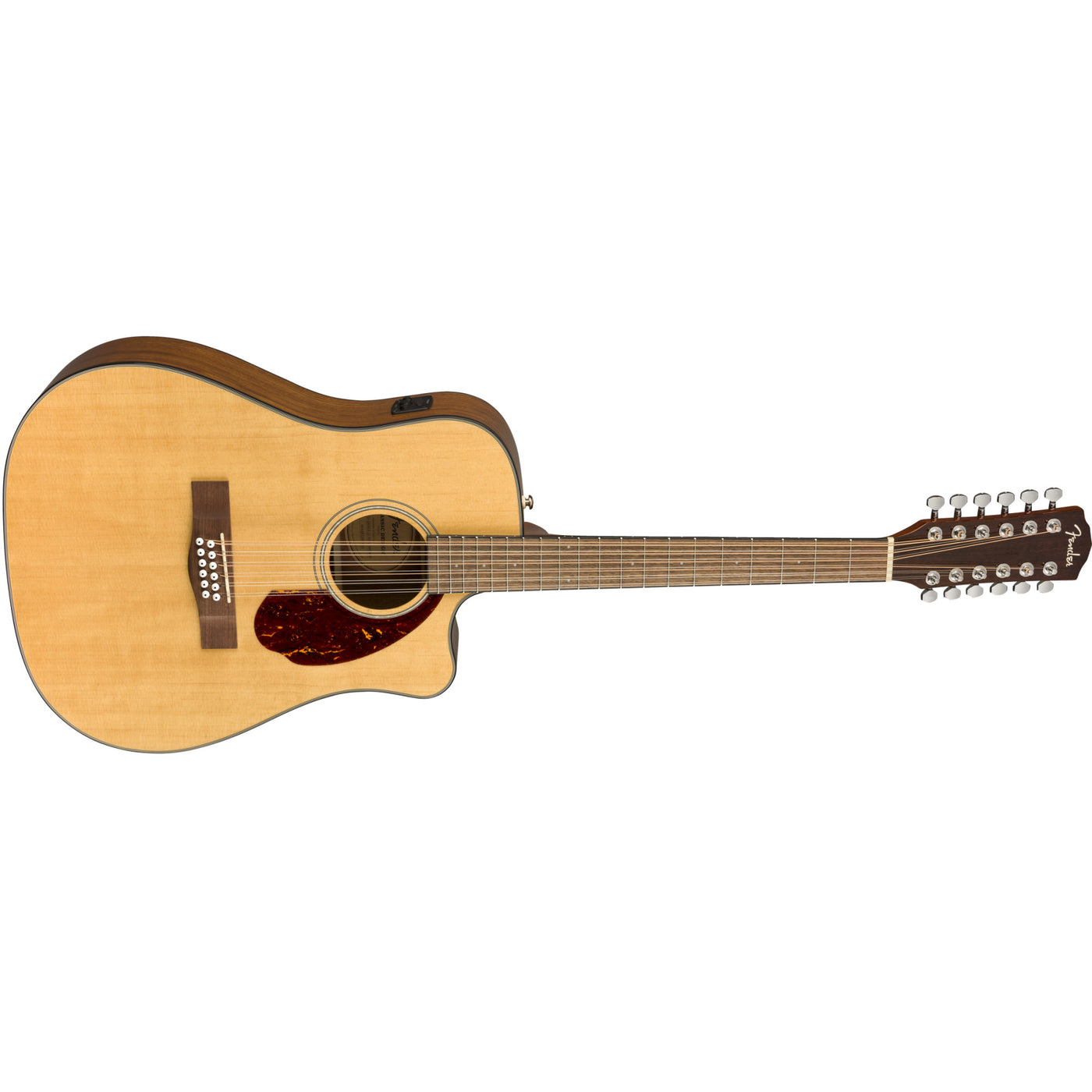 Fender CD-140SCE 12-String Acoustic Electric Guitar with Case, Natural (0970293321)