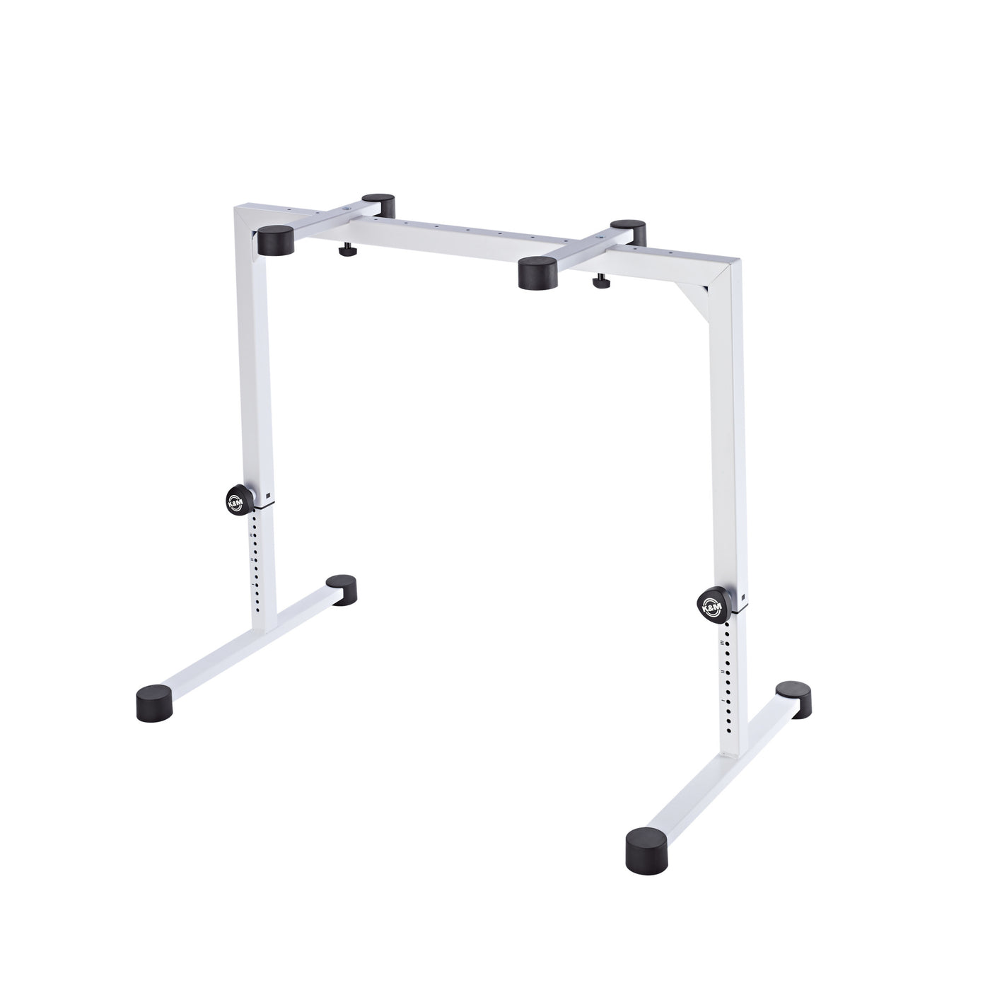 K&M Omega Table Style Keyboard Stand - White