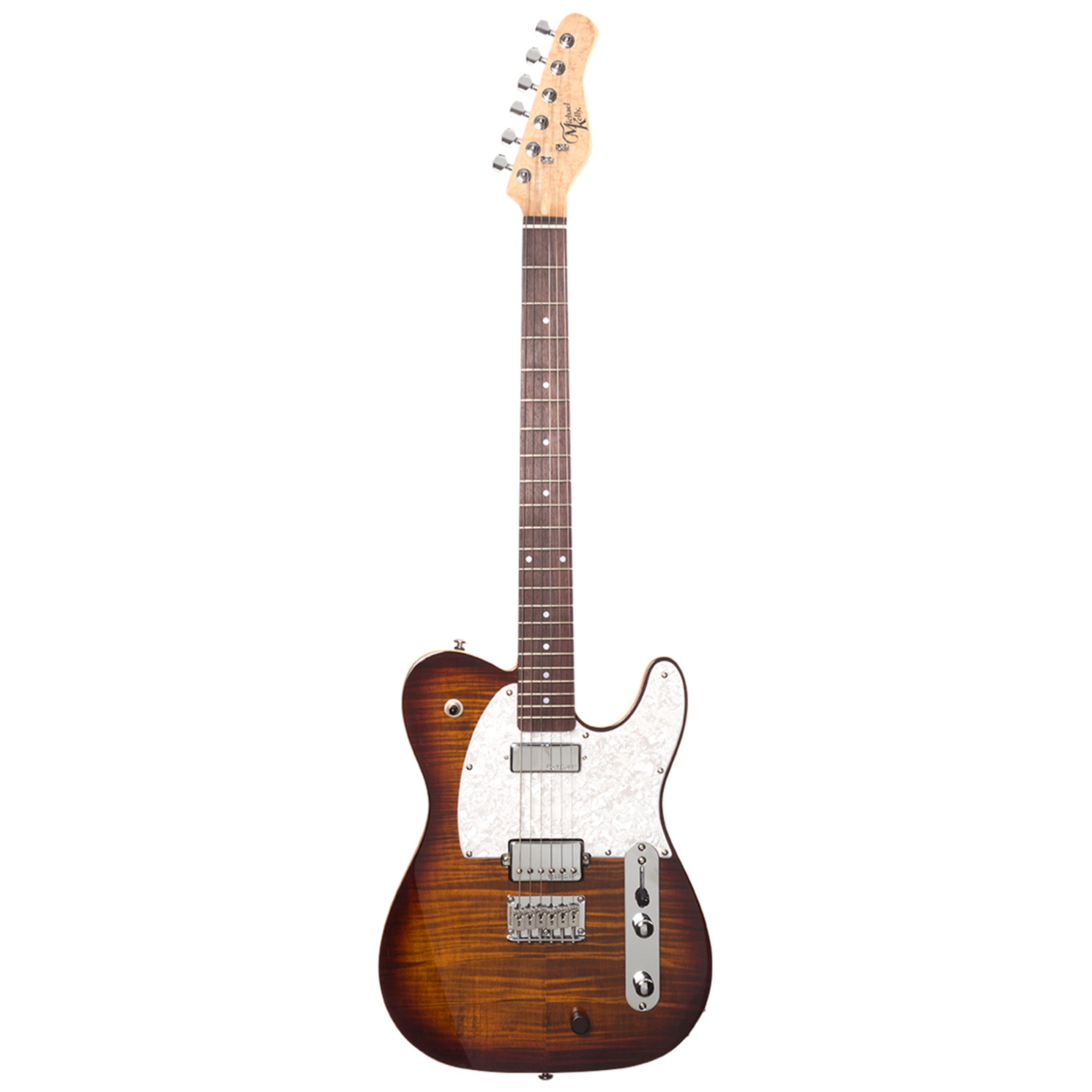 Michael Kelly Guitar Co. Hybrid 55 Electric Guitar, Tiger's Eye Burst – Intersta