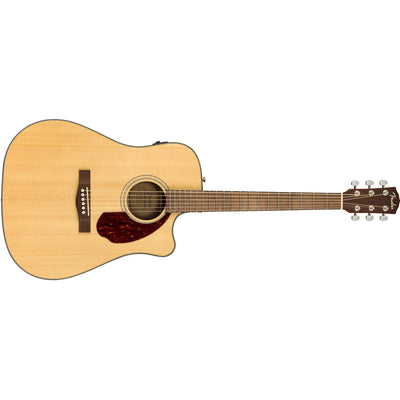 Fender CD-140SCE Dreadnought Acoustic-Electric Guitar with Case, Natural (0970213321)