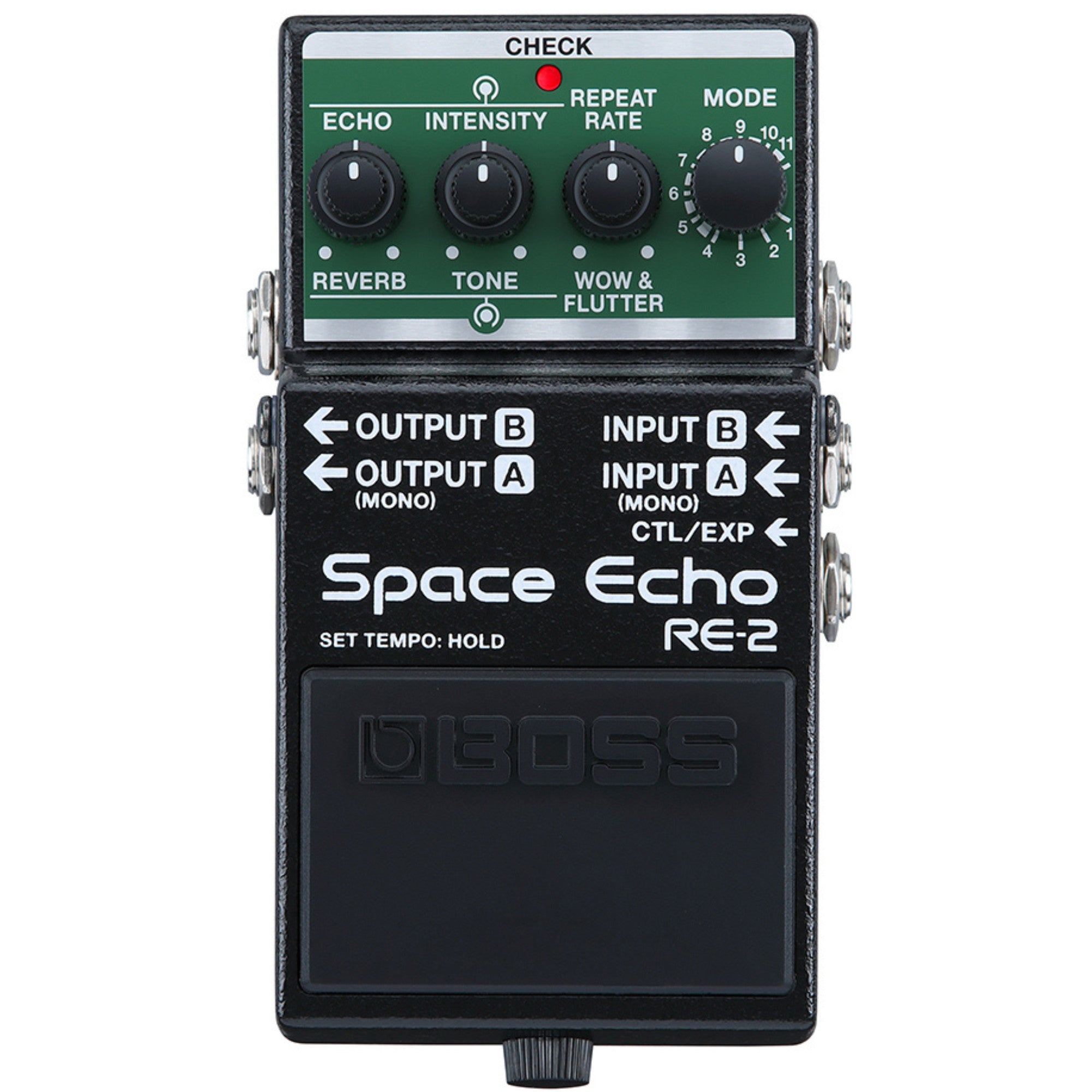 Boss RE-2 Compact Space Echo Electric Guitar Pedal - Reverb and Delay – Intersta