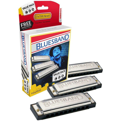 Hohner Bluesband Pro Pack 1501 In Keys G, A & C (3P1501BX)